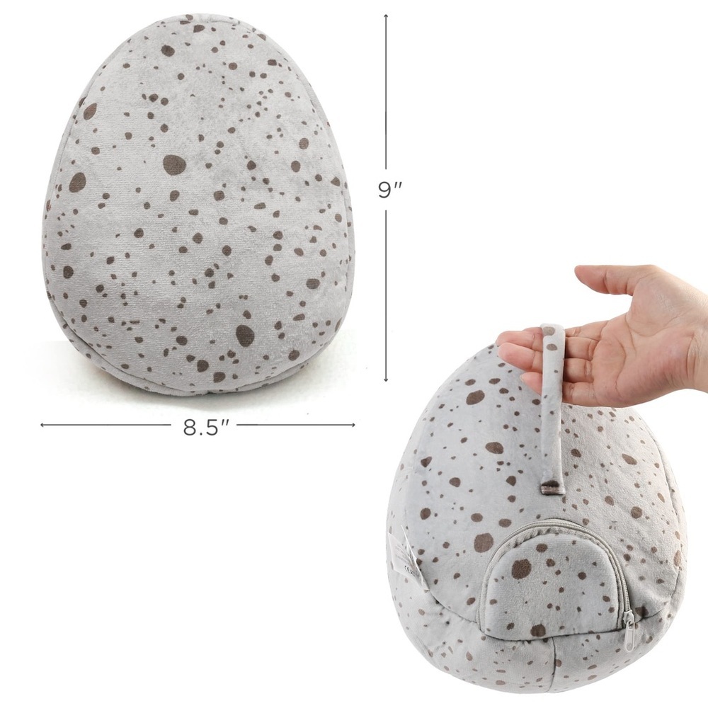 Dinosaur Egg Toddler Bookbag Toy Carry Plush